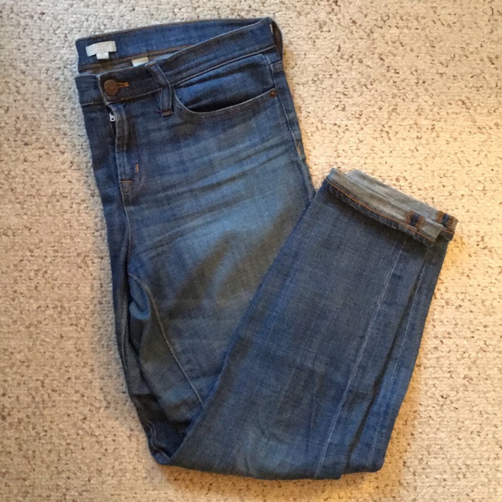 J. Crew skinny ankle jeans, size 30, classic wash